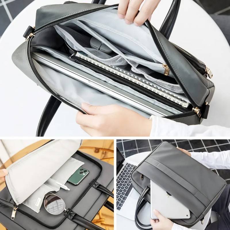 Stylowa DAMSKA RÓŻOWA torba etui shouldcat na laptopa 15,6" (ASK1010-pink)