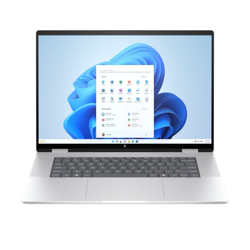 Laptop HP Envy x360 16-ac0097nr / 9U9V3UA / Ultra 7 155U / 16GB / SSD 1TB / 16″ WUXGA / Intel UHD / Win 11 / Srebrny