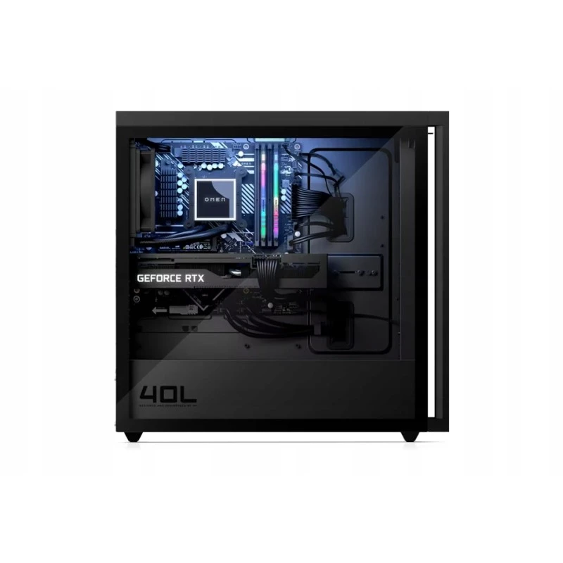 Komputer gamingowy HP 40L / 5D439EA / AMD R7-5800X / 64GB / SSD 4TB / Nvidia RTX 3070 Ti / Win 11 / Czarny