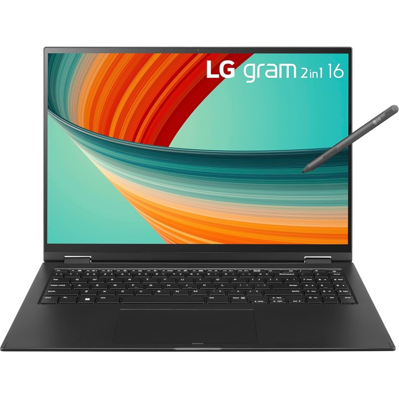 Laptop LG gram 16 / 16T90R-K.AAC7U1 / Intel i7-13 / 16GB / SSD 512GB / Intel Xe / WQXGA / Dotyk / Win 11 / Czarny