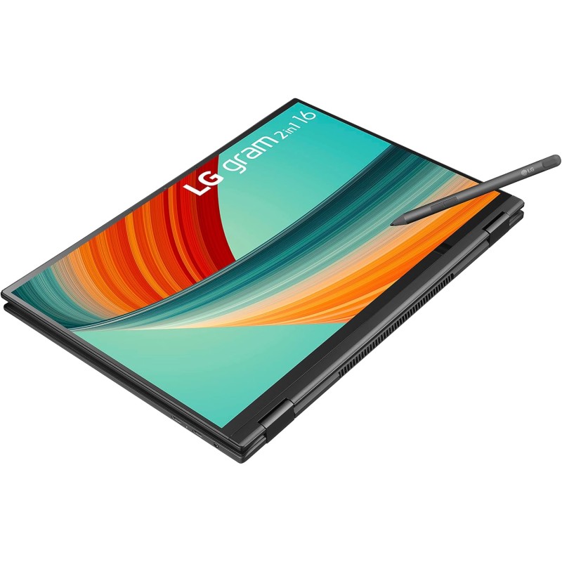 Laptop LG gram 16 / 16T90R-K.AAC7U1 / Intel i7-13 / 16GB / SSD 512GB / Intel Xe / WQXGA / Dotyk / Win 11 / Czarny