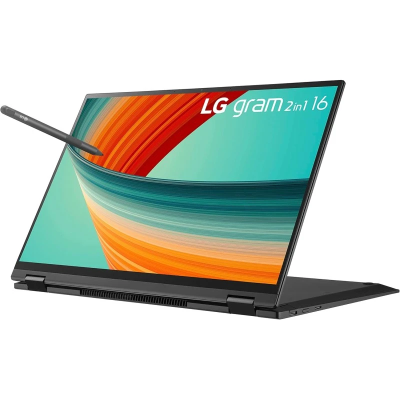 Laptop LG gram 16 / 16T90R-K.AAC7U1 / Intel i7-13 / 16GB / SSD 512GB / Intel Xe / WQXGA / Dotyk / Win 11 / Czarny