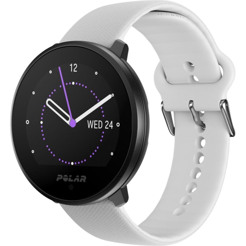 Polar Unite S-L – Sportowy zegarek multisport z białym paskiem silikonowym