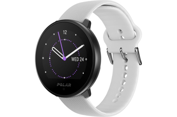 Polar Unite S-L – Sportowy zegarek multisport z białym paskiem silikonowym