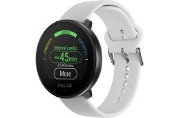 Polar Unite S-L – Sportowy zegarek multisport z białym paskiem silikonowym