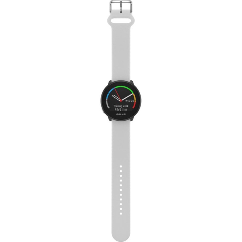 Polar Unite S-L – Sportowy zegarek multisport z białym paskiem silikonowym