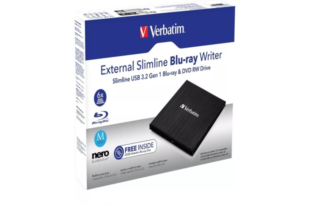 Nagrywarka zewnętrzna Verbatim Bluray BD Slimline
