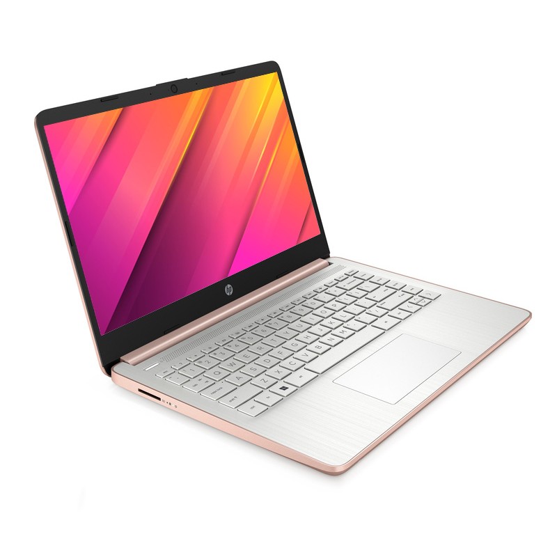 Laptop edukacyjny HP 14-dq0762dx / 9R8G4UA / Intel N4120 / 16GB / 128GB eMMC / HD / Win 11 / Różowy