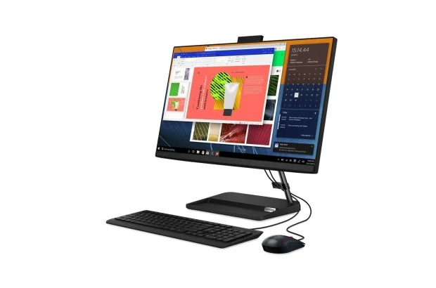 Lenovo IdeaCentre AIO 3 24ALC6 / F0G1012CGE-G / AMD Ryzen 5 / 16GB / SSD 512GB / AMD Radeon / FullHD / Win 11 / Czarny