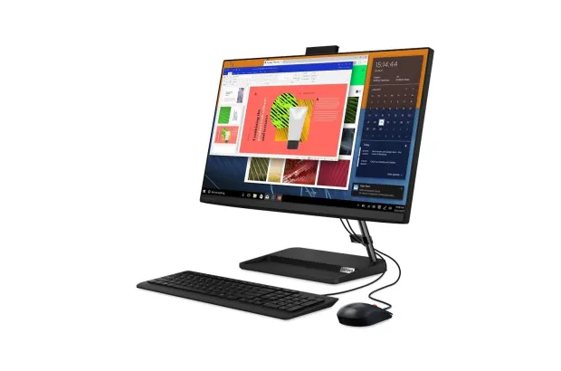 Lenovo IdeaCentre AIO 3 24ALC6 / F0G1012CGE-G / AMD Ryzen 5 / 16GB / SSD 1TB / AMD Radeon / FullHD / Win 11 Pro / Czarny