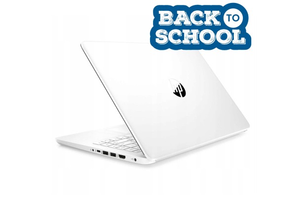 Laptop edukacyjny Biały laptop HP 14 Intel N4120 8GB 64GB eMMC HD Win 11 685K1UA