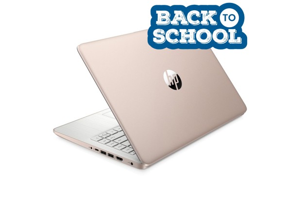Laptop edukacyjny HP 14-dq0762dx / 9R8G4UA / Intel N4120 / 8GB / 128GB eMMC / HD / Win 11 / Różowy