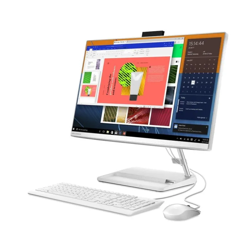 Lenovo IdeaCentre AIO 3 24ALC6 / F0G1011WUK-02 / AMD Ryzen 5 / 16GB / SSD 1TB / AMD Radeon / FullHD / Win 11 / Biały