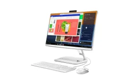 Lenovo IdeaCentre AIO 3 24ALC6 / F0G1011WUK-02 / AMD Ryzen 5 / 16GB / SSD 1TB / AMD Radeon / FullHD / Win 11 Pro / Biały