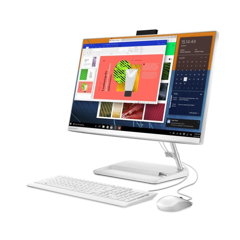 Lenovo IdeaCentre AIO 3 24ALC6 / F0G1011WUK-02 / AMD Ryzen 5 / 16GB / SSD 1TB / AMD Radeon / FullHD / Win 11 Pro / Biały