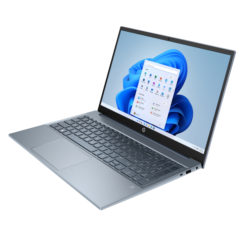 HP Pavilion Laptop 15-eh1070wm / 364K5UA / AMD Ryzen 7 / 16GB / SSD 512GB / AMD Radeon / FullHD / Win11 / Niebieski
