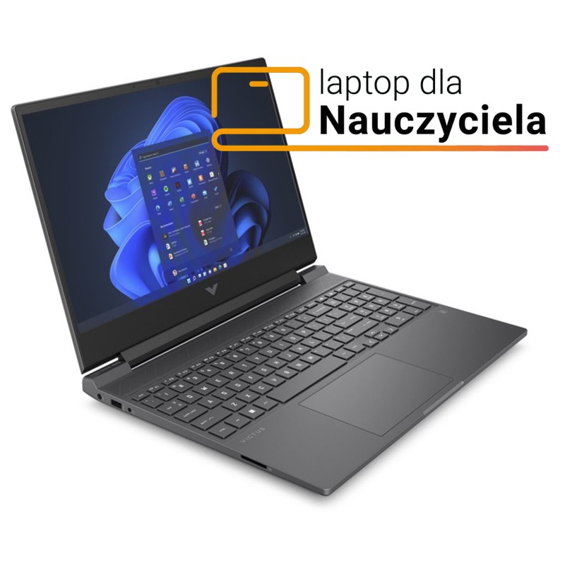 Laptop dla gracza Victus HP 15-fb2063dx / 9Z7L4UA / AMD Ryzen 5 / 16GB / SSD 1TB / RX 6550M 4GB / FullHD / 144Hz / Win 11