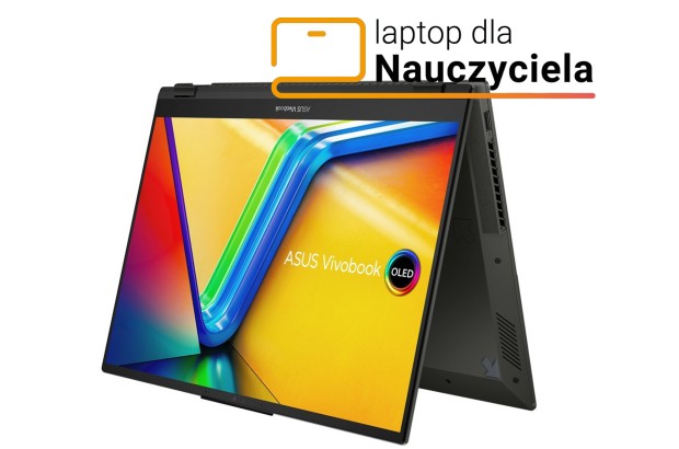 Laptop Asus Vivobook S 16 Flip / TP3604VA-IS93T / Intel i9-13 / 16GB / SSD 1TB / Intel Xe / WUXGA / Win 11 Pro / Czarny