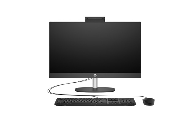 Komputer All in One HP ProOne 245 G10 / 9H6V2ET / Ryzen 7 / 8GB / SSD 512GB / AMD Radeon / FullHD / FreeDOS / Czarny