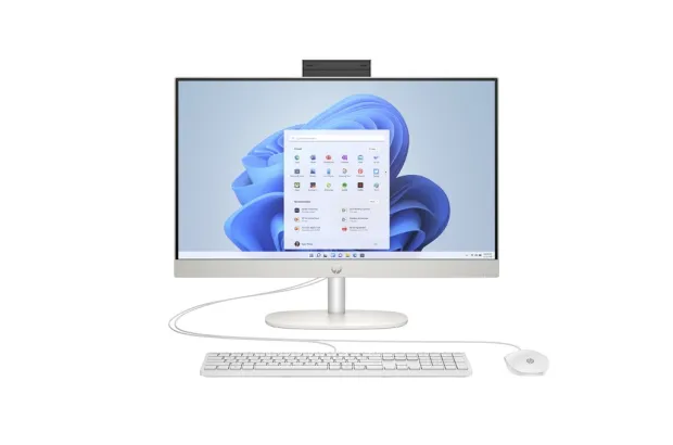 Komputer All in One HP 24-cr1008na / A46FFEA / Intel Ultra 5 125U / 16GB / SSD 1TB / Intel Graphics / FullHD / Win11 Pro / Biały