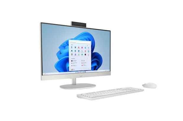 Komputer All in One HP 24-cr0037na / A4QX9EA / Ryzen 7 / 16GB / SSD 1TB / AMD Radeon / FullHD / Win 11 Pro / Biały