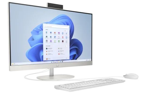Komputer All in One HP 27-cr1009na / AJ2V7EA / Intel Ultra 7 / 32GB / SSD 1TB / Intel Xe / FullHD / Win 11 / Biały