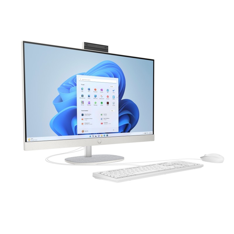 All in One HP 27-cr0001ns / 8H837EA / AMD Ryzen 3 / 8GB / SSD 1TB / AMD Radeon / FullHD / Win 11 / Biały