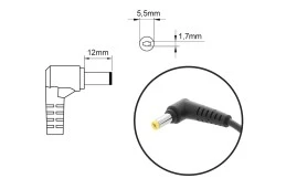 Zasilacz do ACER 45W 19V 2.37A 5.5x1.7mm