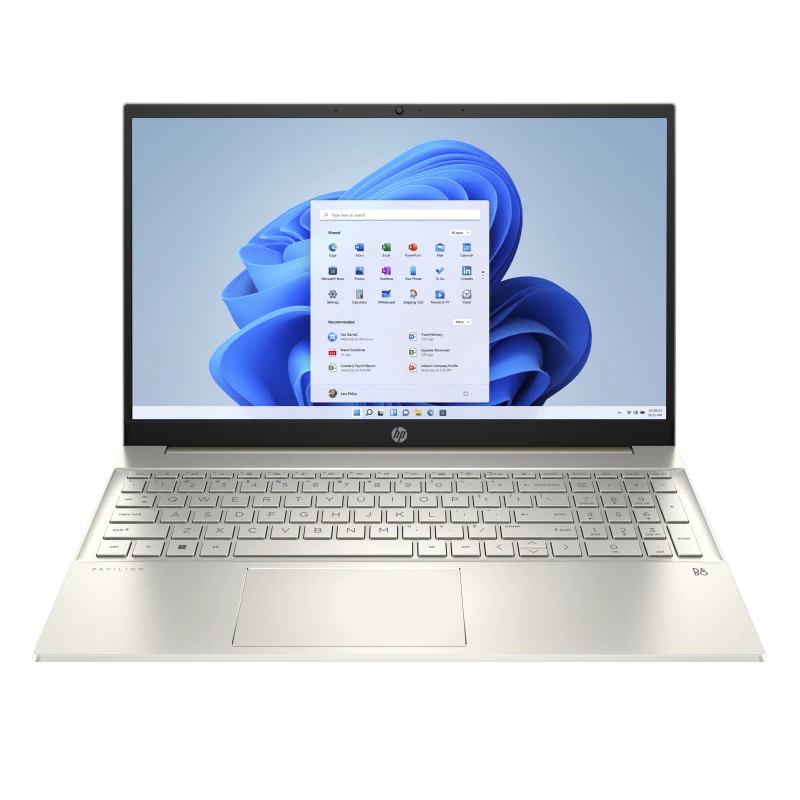 Laptop HP Pavilion 15-eh1134nw / 4H3T7EA / AMD Ryzen 7 / 16GB / 512GB SSD / AMD Radeon / FullHD / Win 11 / Złoty