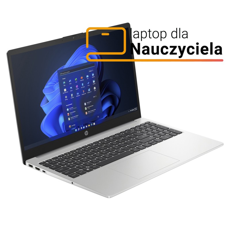 Laptop HP 250 G10 / AL0E6AT / Intel Core i3-13 / 16GB / SSD 512GB / Intel Xe / FullHD / Win 11 / Szary