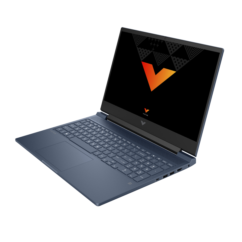 Laptop HP Victus 16-s0001nw / 9R857EA / AMD Ryzen 5 / 32GB / SSD 2TB / Nvidia RTX 4050 / FullHD / 144Hz / Win 11 / Niebieski