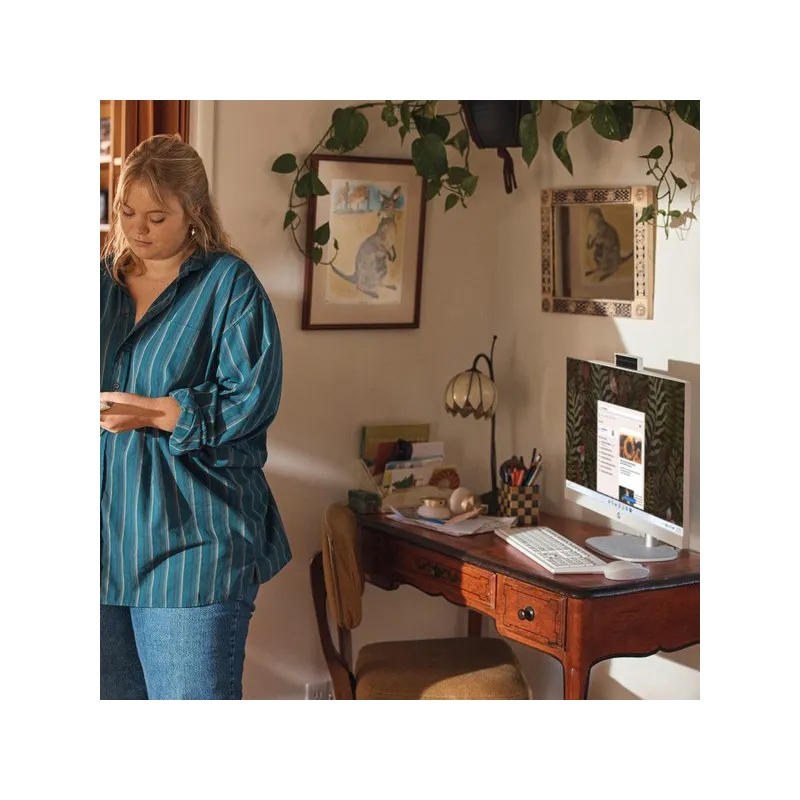 Komputer All in One HP 27-cr1006na / A1YL3EA / Intel Ultra 7 / 8GB / SSD 1TB / Intel Xe / FullHD / Win 11 / Biały