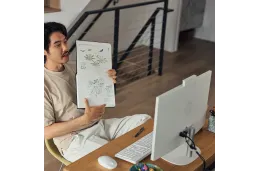 Komputer All in One HP 24-cr1004ne / B3WU6EA / Ultra 7 / 16GB / SSD 1TB / Intel Iris Xe / FullHD / Win 11 Pro / Biały