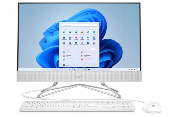 Komputer AIO HP 24-df1005np / 84G76EA / Intel i5-11 / 8GB / SSD 512GB / Intel Xe / FullHD / Win 11 / Biały