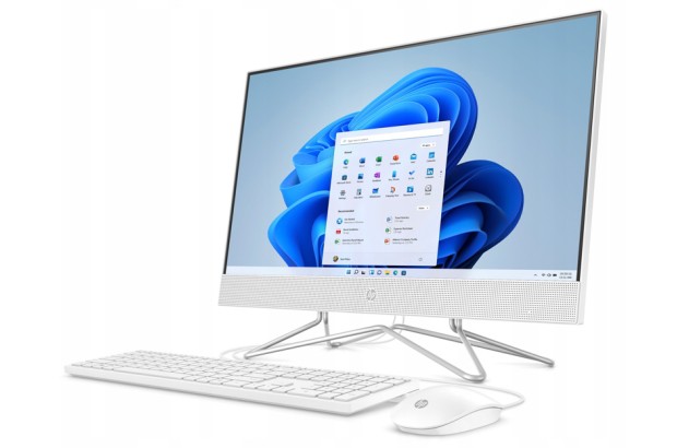 Komputer AIO HP 24-df1005np / 84G76EA / Intel i5-11 / 32GB / SSD 1TB / Intel Xe / FullHD / Win 11 / Biały