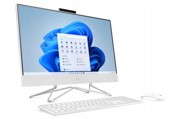 Komputer AIO HP 24-df1005np / 84G76EA / Intel i5-11 / 32GB / SSD 1TB / Intel Xe / FullHD / Win 11 / Biały