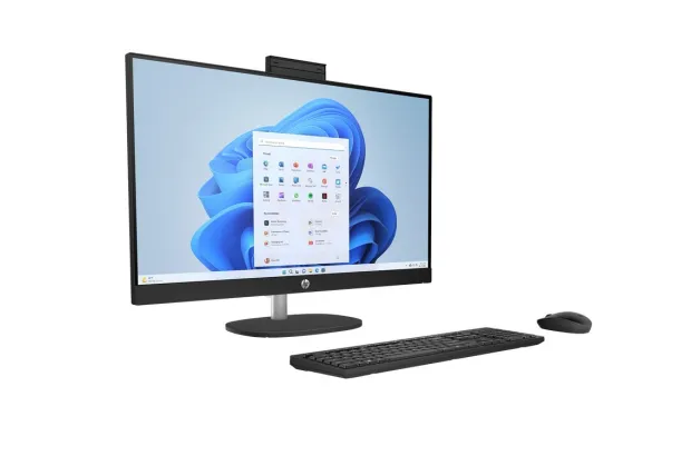 Komputer AIO HP 27-cr0650nd / 895R7EA / AMD Ryzen 5 / 8GB / SSD 512GB / Radeon / FullHD / Win 11 / Czarny
