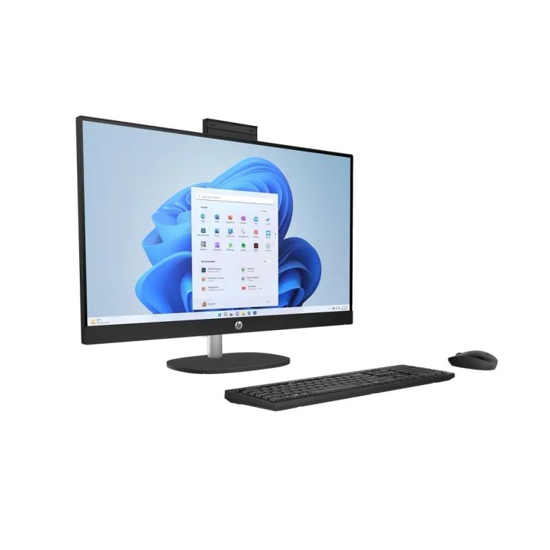 Komputer All in One HP 27-cr1001nv / A1LL4EA / Intel Ultra 7 / 16GB / SSD 1TB / Intel Xe / Dotyk / FullHD / Win 11 Pro / Czarny