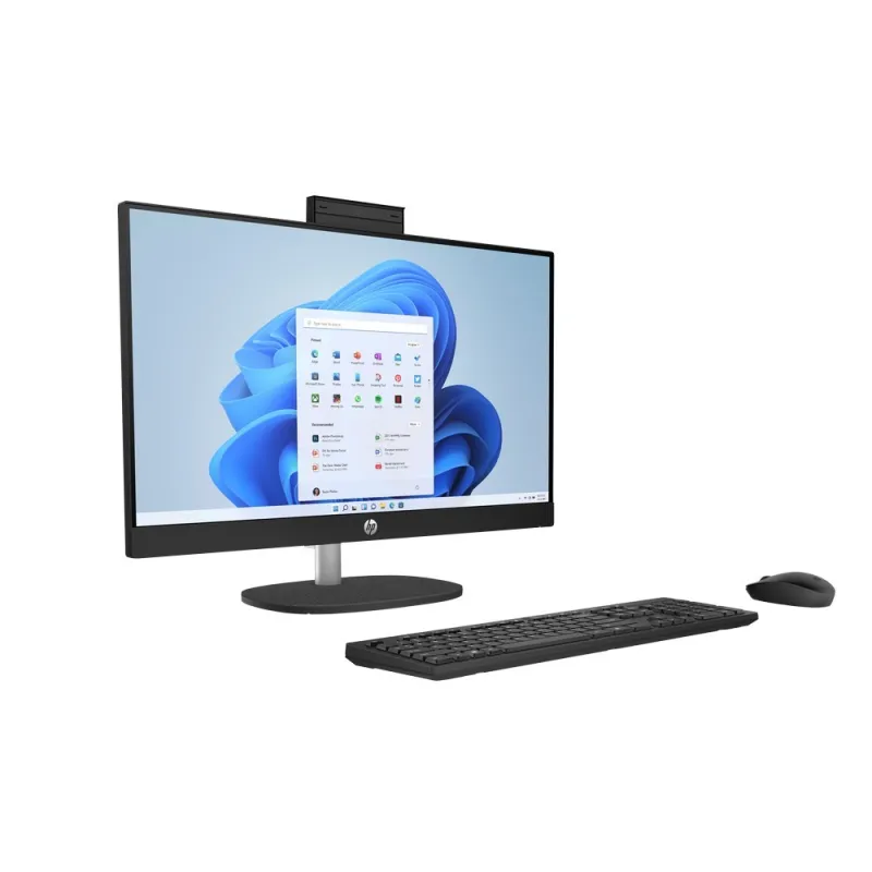 Komputer All in One HP 24-cr1005nx / B5NQ2EA / Intel Ultra 5 / 16GB / SSD 512GB / Intel Graphics / FullHD / Win 11 / Czarny