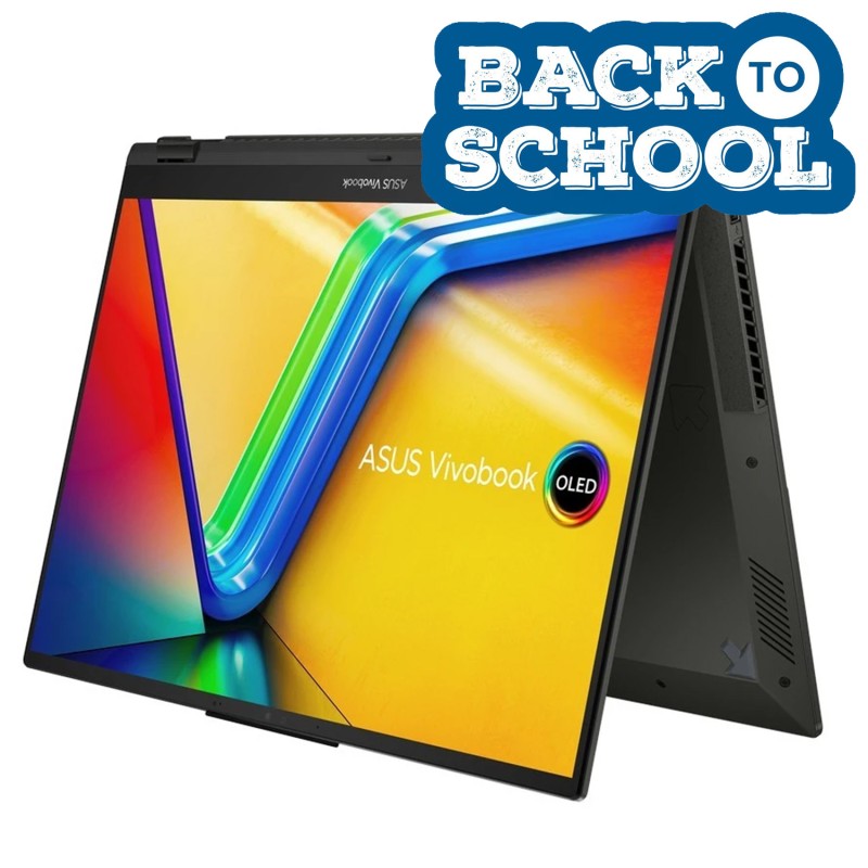 Laptop Asus Vivobook S 16 Flip / TP3604VA-IS93T / Intel i9-13 / 16GB / SSD 1TB / Intel Xe / WUXGA / Win 11 / Czarny