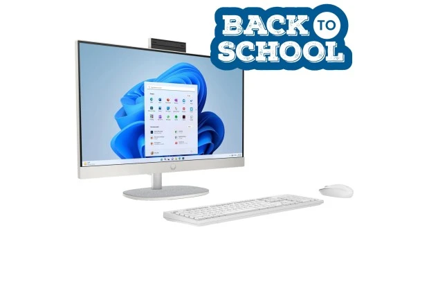 Komputer All in One HP 24-cr0061nf / 9S1N2EA / Ryzen 7 / 16GB / SSD 1TB / AMD Radeon / FullHD / Win 11 / Biały