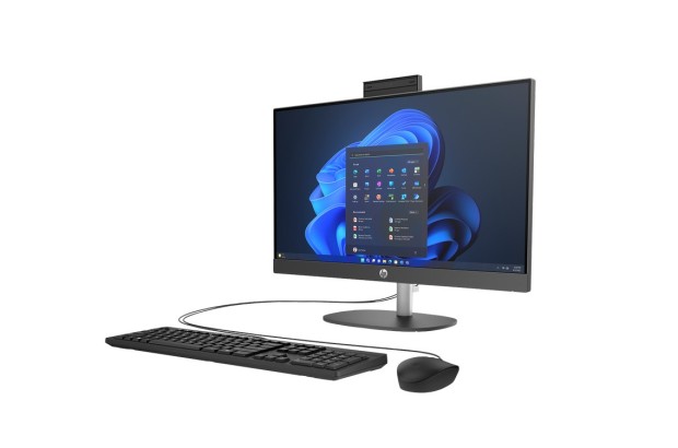Komputer All in One HP ProOne 240 G10 / 936T0EA / Intel i5-13 / 16GB / SSD 512GB / Intel Xe / FullHD / Win 11 Pro / Czarny