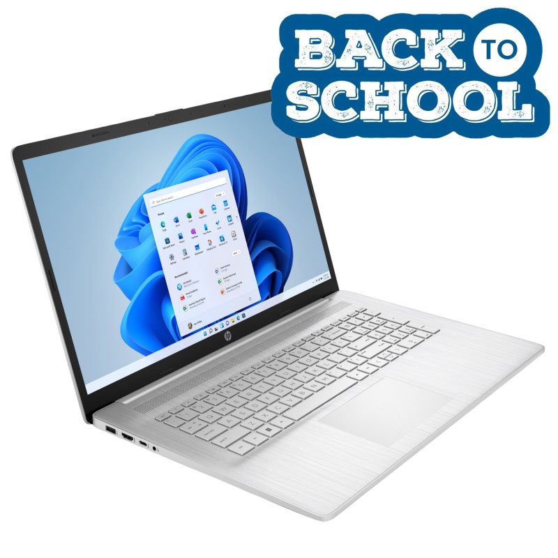 Laptop HP 17-CN2068CL / 8L5Y1UA / Intel Core i5-12 / 16GB / SSD 1TB / Intel Xe / FullHD / Win 11 / Srebrny