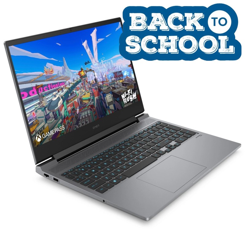 Laptop gamingowy Omen HP 16-AE0073 / 9R8T5UA / Intel i7-14 / 32GB / SSD 1TB / Nvidia RTX 4060 / FHD / 144Hz / Win11 / Srebrny