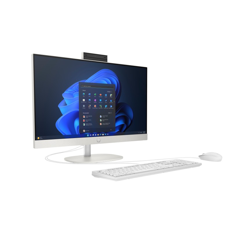 Komputer All in One HP ProOne 240 G10 / B6ZB4ET / Intel Ultra 5 / 16GB / SSD 512GB / Intel Xe / FullHD / Win 11 Pro / Biały