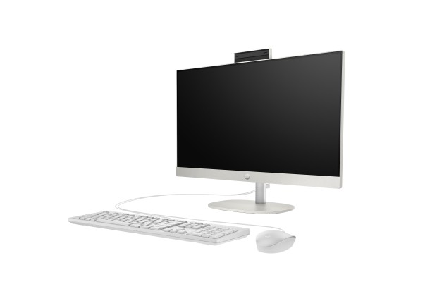 Komputer All in One HP ProOne 240 G10 / B6ZB4ET / Intel Ultra 5 / 16GB / SSD 512GB / Intel Xe / FullHD / Win 11 Pro / Biały
