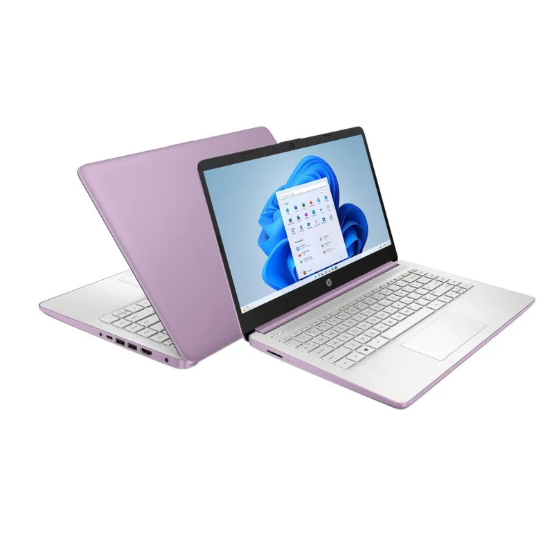 Dotykowy laptop HP 14-dq0804ds / A9ET6UA / Intel N4120 / 8GB / 64GB eMMC / HD / Dotyk / Win 11 / Fioletowy