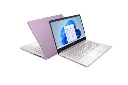 Dotykowy laptop HP 14-dq0804ds / A9ET6UA / Intel N4120 / 8GB / 64GB eMMC + 64GB SD / HD / Dotyk / Win 11 / Fioletowy