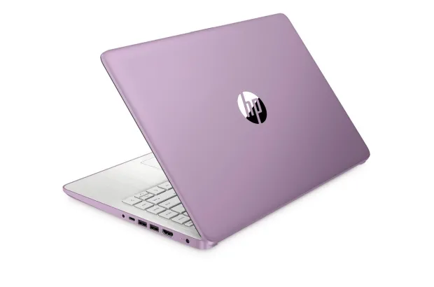 Dotykowy laptop HP 14-dq0804ds / A9ET6UA / Intel N4120 / 16GB / 64GB eMMC / HD / Dotyk / Win 11 / Fioletowy
