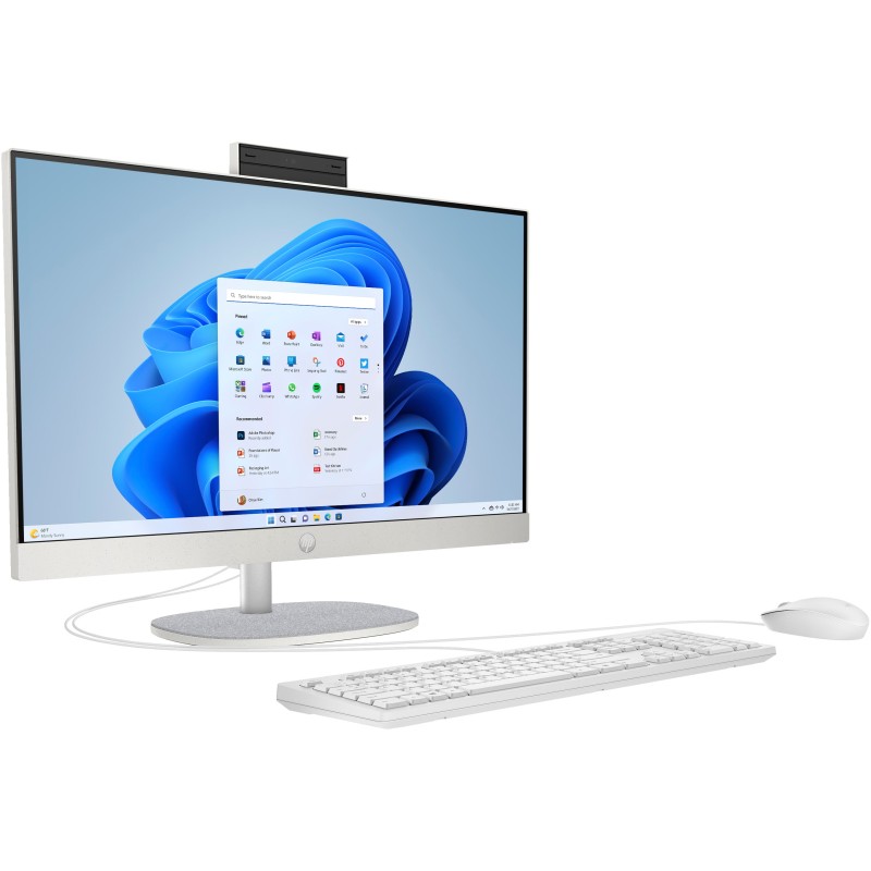 Komputer All in One HP 24-cr0034nl / 975B2EA / Intel N200 / 16GB / SSD 1TB / Intel UHD / FullHD / Win 11 Pro